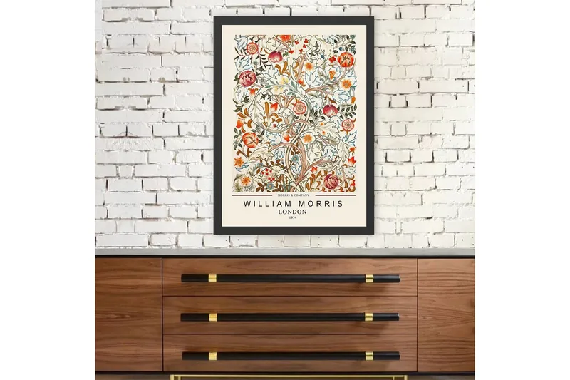 Dekorativt Indrammet Maleri Campora Ticoman Multifarvet (35 x 45 cm) - Multifarvet - Boligtilbehør - Billeder & kunst - Mal selv