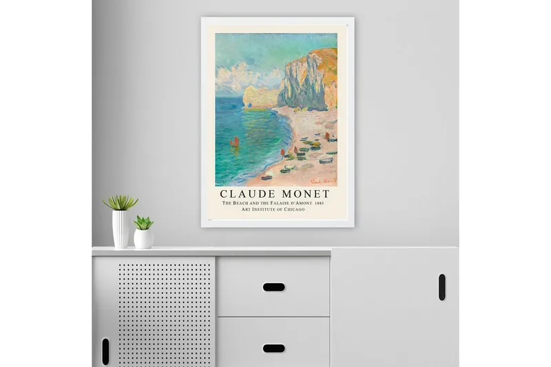 Dekorativt Indrammet Maleri Estevan Frameo Multifarvet (55 x 75 cm) - Multifarvet - Boligtilbehør - Billeder & kunst - Mal selv