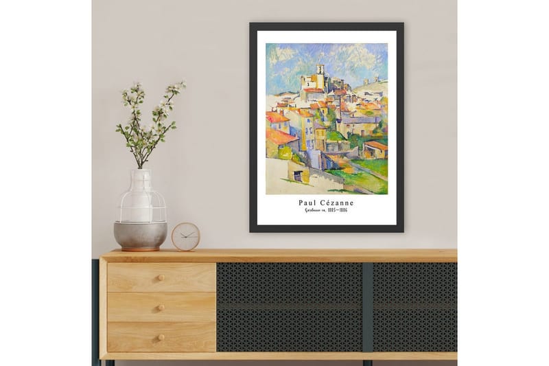 Dekorativt Indrammet Maleri Maroubridge Ticoman Multifarvet (35 x 45 cm) - Multifarvet - Boligtilbehør - Billeder & kunst - Mal selv