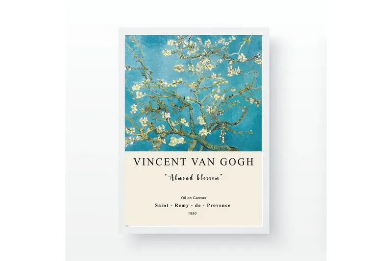 Dekorativt Indrammet Maleri Masafumi Frameo Multifarvet (55 x 75 cm), Multifarvet