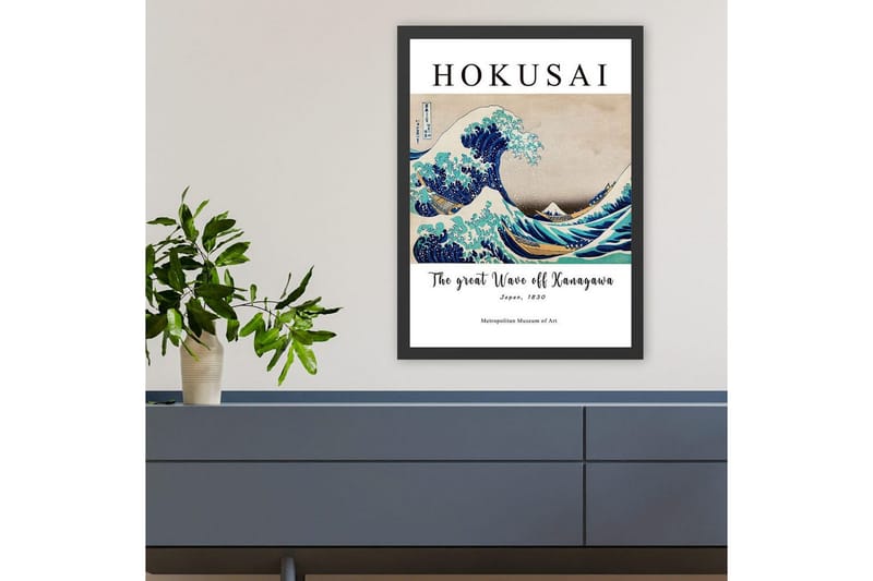 Dekorativt Indrammet Maleri Masafumi Ticoman Multifarvet (35 x 45 cm) - Multifarvet - Boligtilbehør - Billeder & kunst - Mal selv