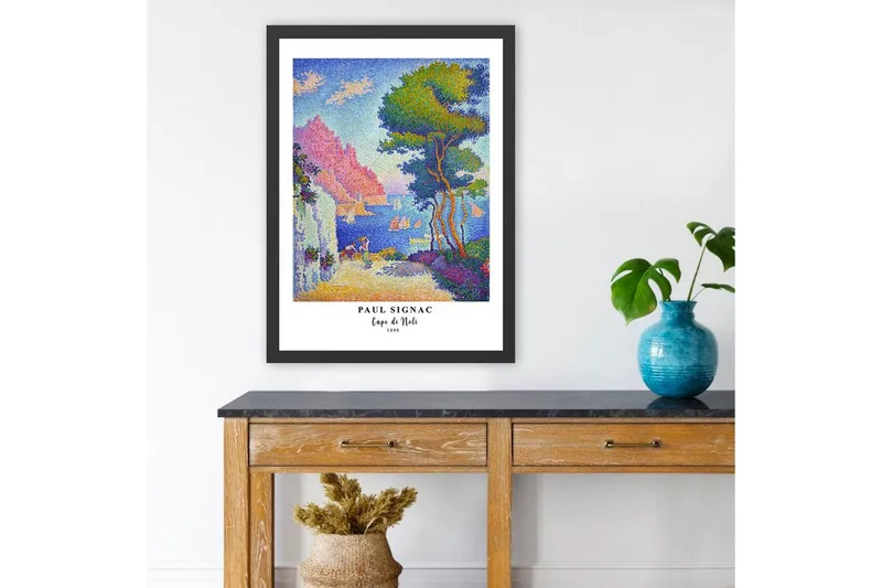 Dekorativt Indrammet Maleri Noriorstead Ticoman Multifarvet (35 x 45 cm) - Multifarvet - Boligtilbehør - Billeder & kunst - Mal selv