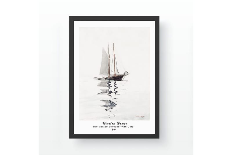 Dekorativt Indrammet Maleri Toranland Ticoman Multifarvet (35 x 45 cm), Multifarvet