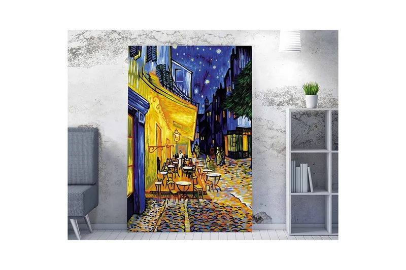 Dekorativt Lærredsmaleri Marro Multifarvet - 50 x 70 cm - Boligtilbehør - Billeder & kunst - Billeder på lærred