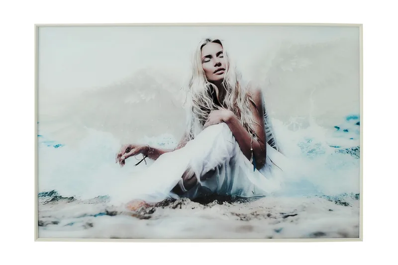 Engel Billede, 120x80 cm Flerfarvet