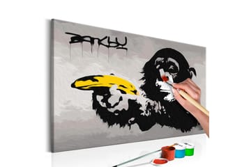 Gør-det-selv-maleri Abe 60x40 cm - Artgeist sp. z o. o. - Boligtilbehør - Billeder & kunst - Mal selv