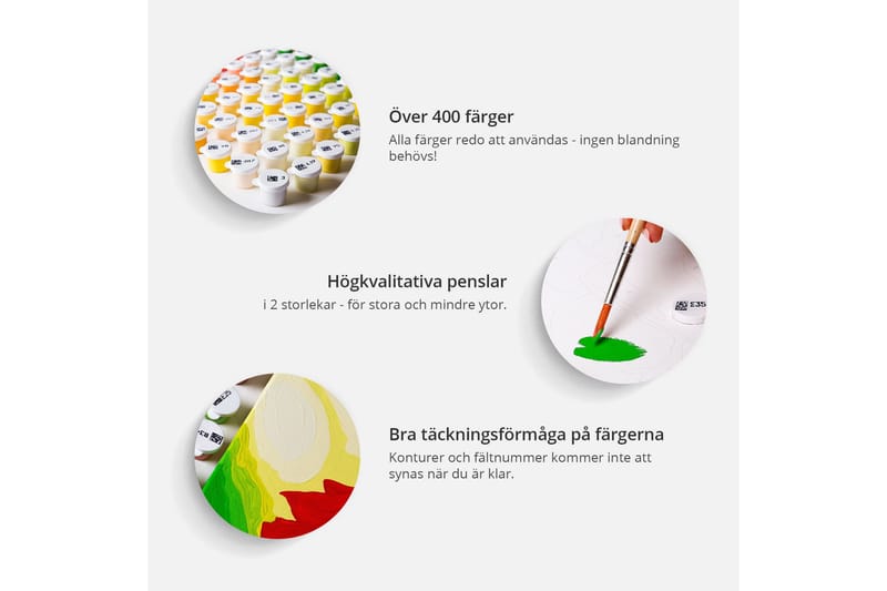 Gør-det-selv-maleri Angel Red Heart 40x60 cm - Artgeist sp. z o. o. - Boligtilbehør - Billeder & kunst - Mal selv