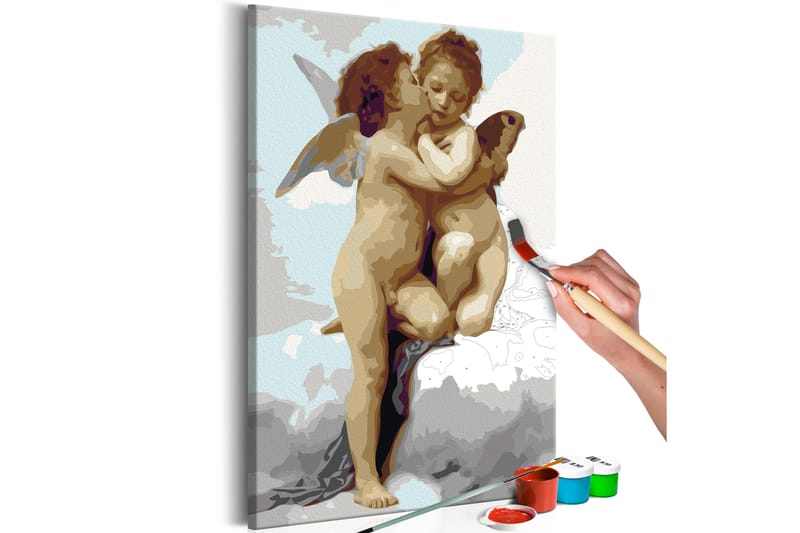 Gør-det-selv-maleri Angels Love 40x60 cm - Artgeist sp. z o. o. - Boligtilbehør - Billeder & kunst - Mal selv
