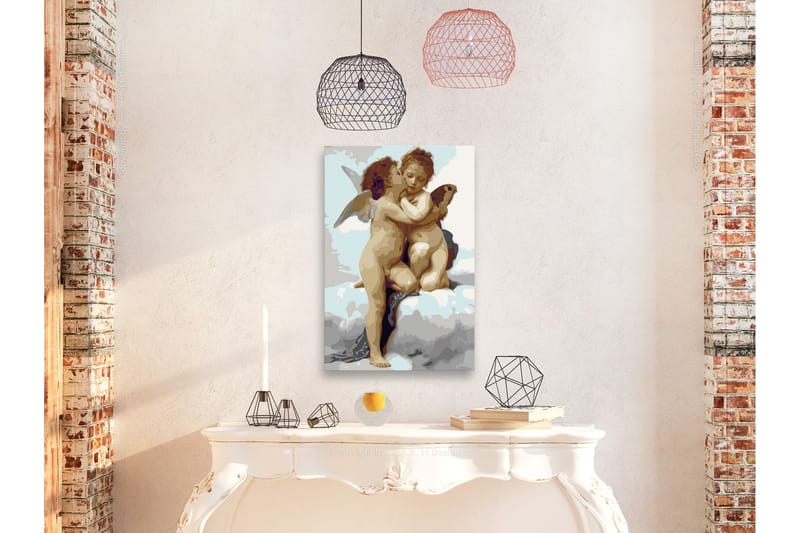 Gør-det-selv-maleri Angels Love 40x60 cm - Artgeist sp. z o. o. - Boligtilbehør - Billeder & kunst - Mal selv