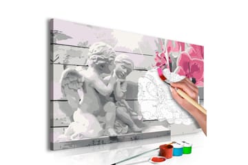 Gør-det-selv-maleri Angels Pink Orchid 60x40 cm - Artgeist sp. z o. o. - Boligtilbehør - Billeder & kunst - Mal selv