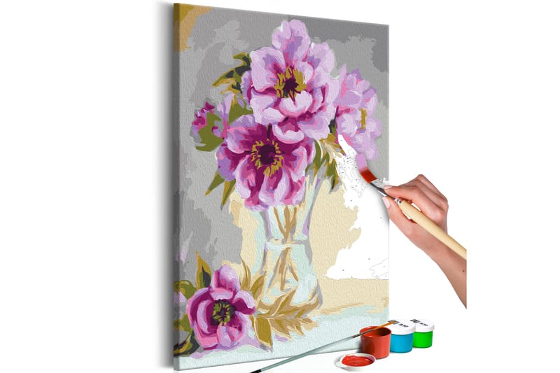 Gør-det-selv-maleri Blomster i en vase 40x60 cm - Artgeist sp. z o. o. - Boligtilbehør - Billeder & kunst - Mal selv