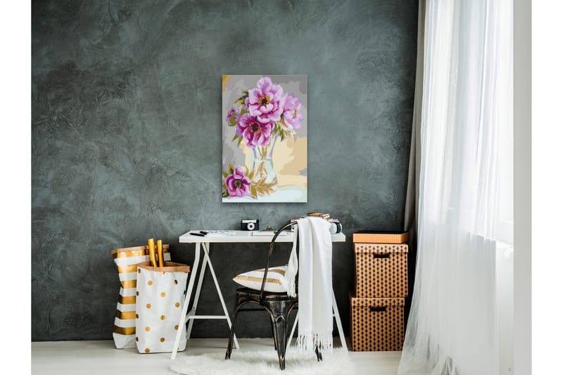 Gør-det-selv-maleri Blomster i en vase 40x60 cm - Artgeist sp. z o. o. - Boligtilbehør - Billeder & kunst - Mal selv