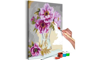 Gør-det-selv-maleri Blomster i en vase 40x60 cm - Artgeist sp. z o. o. - Boligtilbehør - Billeder & kunst - Mal selv