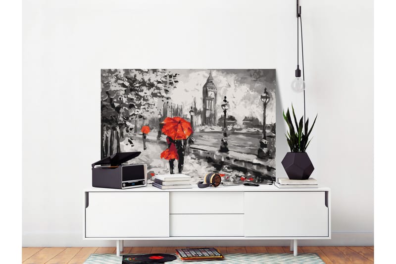 Gør-det-selv-maleri Da Londra con amore 60x40 cm - Artgeist sp. z o. o. - Boligtilbehør - Billeder & kunst - Mal selv