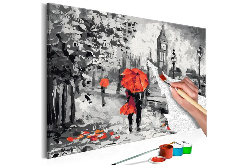 Gør-det-selv-maleri Da Londra con amore 60x40 cm, Artgeist sp. z o. o.