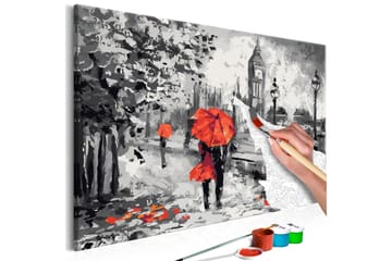 Gør-det-selv-maleri Da Londra con amore 60x40 cm - Artgeist sp. z o. o. - Boligtilbehør - Billeder & kunst - Mal selv