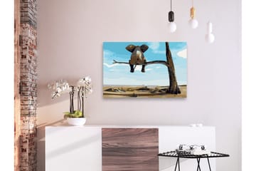 Gør-det-selv-maleri Elefant i et træ 60x40 cm - Artgeist sp. z o. o. - Boligtilbehør - Billeder & kunst - Mal selv