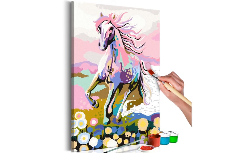 Gør-det-selv-maleri  Fairytale Horse 40x60 cm - Artgeist sp. z o. o. - Boligtilbehør - Billeder & kunst - Mal selv