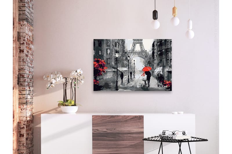 Gør-det-selv-maleri fra Paris med kærlighed 60x40 cm - Artgeist sp. z o. o. - Boligtilbehør - Billeder & kunst - Mal selv