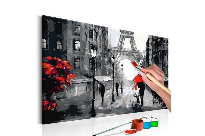 Gør-det-selv-maleri fra Paris med kærlighed 60x40 cm, Artgeist sp. z o. o.