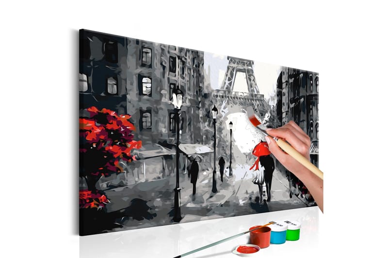 Gør-det-selv-maleri fra Paris med kærlighed 60x40 cm, Artgeist sp. z o. o.