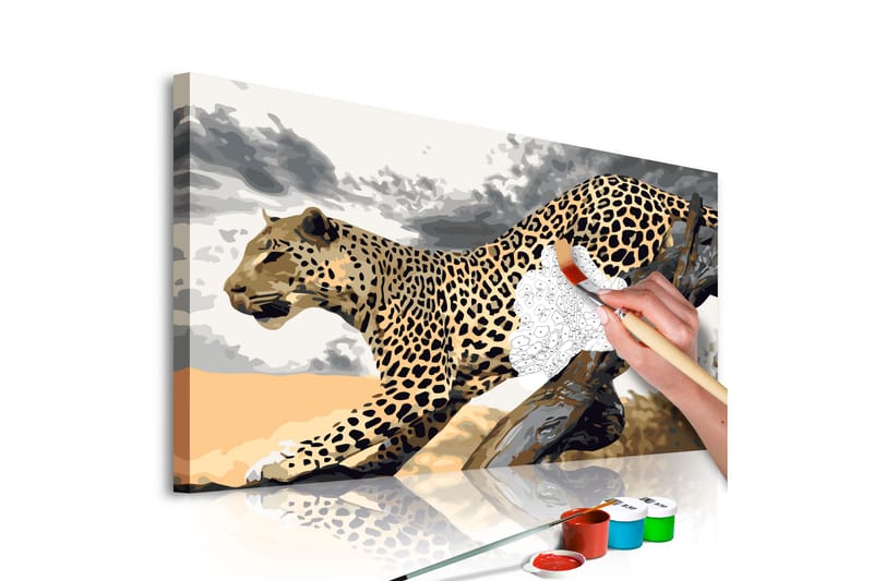 Gør-det-selv-maleri gepard 60x40 cm - Artgeist sp. z o. o. - Boligtilbehør - Billeder & kunst - Mal selv