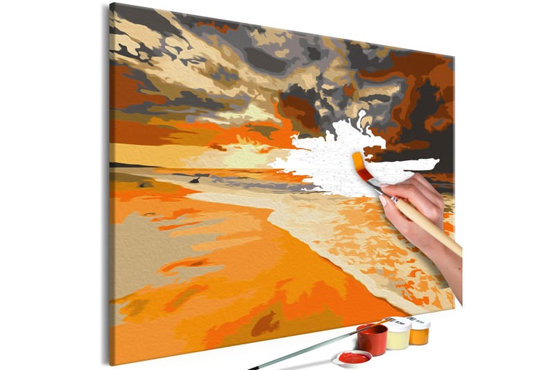 Gør-det-selv-maleri Golden Beach 60x40 cm - Artgeist sp. z o. o. - Boligtilbehør - Billeder & kunst - Mal selv