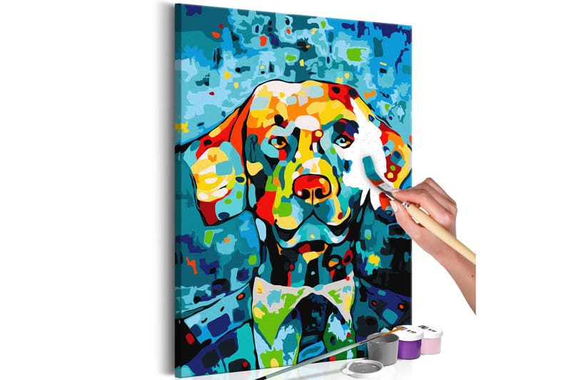 Gør-det-selv-maleri Hundeportræt 40x60 cm - Artgeist sp. z o. o. - Boligtilbehør - Billeder & kunst - Mal selv