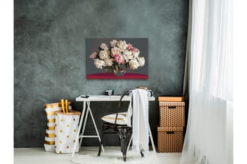 Gør-det-selv-maleri hvide blomster i en vase 60x40 cm - Artgeist sp. z o. o. - Boligtilbehør - Billeder & kunst - Mal selv