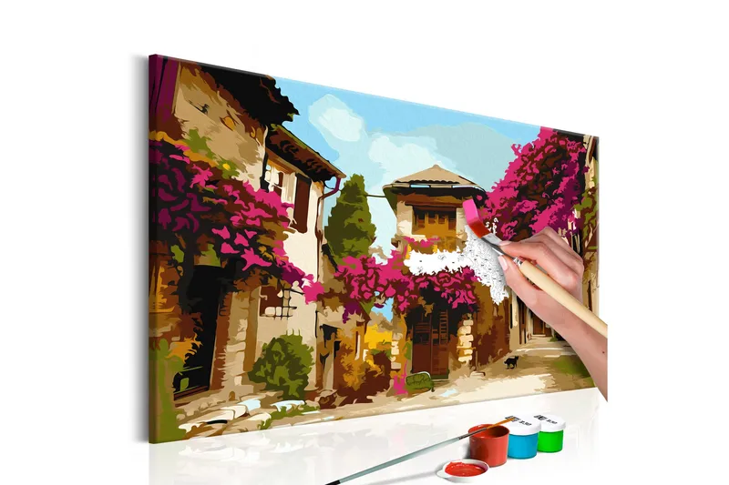 Gør-det-selv-maleri Middelhavsby 60x40 cm, Artgeist sp. z o. o.