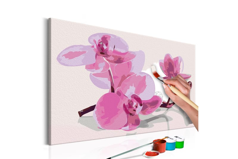 Gør-det-selv-maleri Orchid Flowers 60x40 cm - Artgeist sp. z o. o. - Boligtilbehør - Billeder & kunst - Mal selv