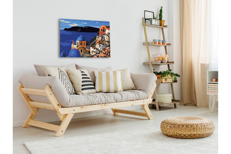 Gør-det-selv-maleri Santorini 60x40 cm - Artgeist sp. z o. o. - Boligtilbehør - Billeder & kunst - Mal selv