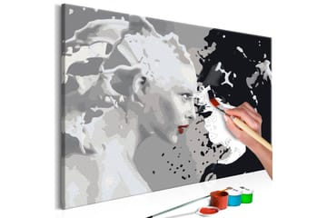 Gør-det-selv-maleri Sort & Hvid 60x40 cm - Artgeist sp. z o. o. - Boligtilbehør - Billeder & kunst - Mal selv