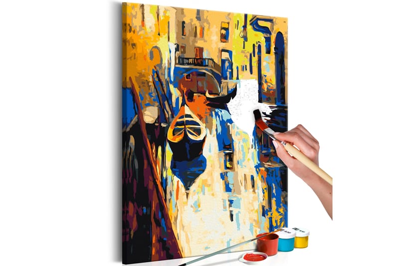 Gør-det-selv-maleri Venedig gondol 40x60 cm - Artgeist sp. z o. o. - Boligtilbehør - Billeder & kunst - Mal selv