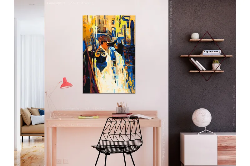 Gør-det-selv-maleri Venedig gondol 40x60 cm - Artgeist sp. z o. o. - Boligtilbehør - Billeder & kunst - Mal selv