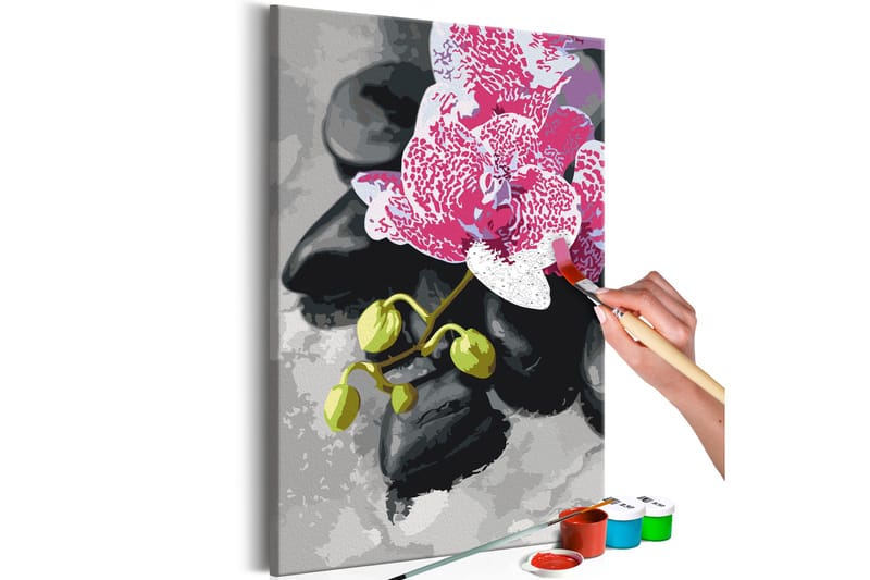 Gør-det-selv-maleri Pink Orchid 40x60 cm - Artgeist sp. z o. o. - Boligtilbehør - Billeder & kunst - Mal selv