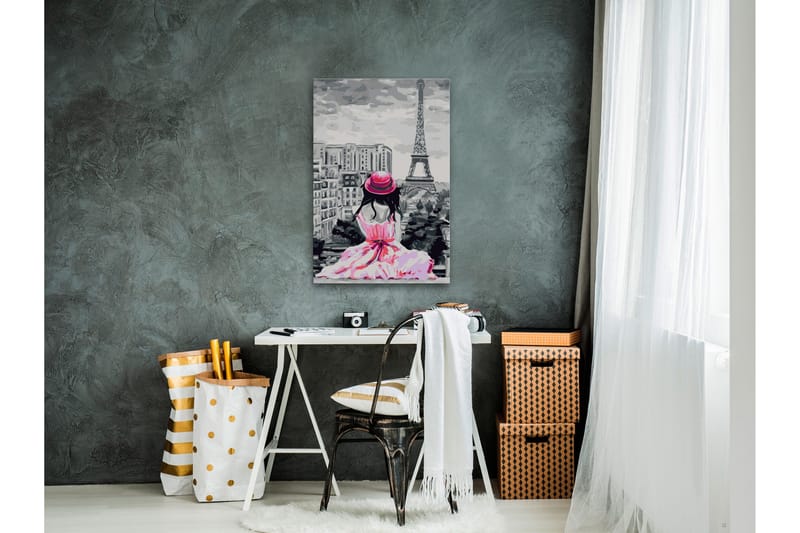 Gør-det-selv-maleri Paris Eiffeltårn Udsigt 40x60 cm - Artgeist sp. z o. o. - Boligtilbehør - Billeder & kunst - Mal selv