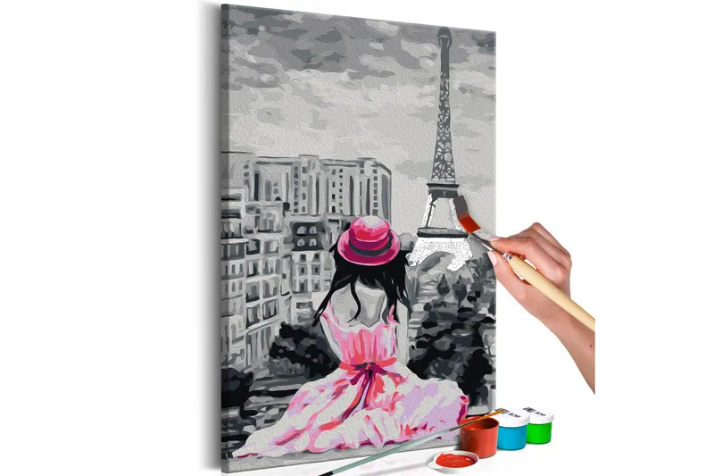 Gør-det-selv-maleri Paris Eiffeltårn Udsigt 40x60 cm, Artgeist sp. z o. o.