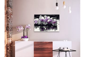 Gør-det-selv-maleri Purple Orchid 60x40 cm - Artgeist sp. z o. o. - Boligtilbehør - Billeder & kunst - Mal selv