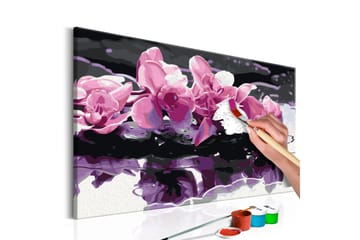 Gør-det-selv-maleri Purple Orchid 60x40 cm - Artgeist sp. z o. o. - Boligtilbehør - Billeder & kunst - Mal selv
