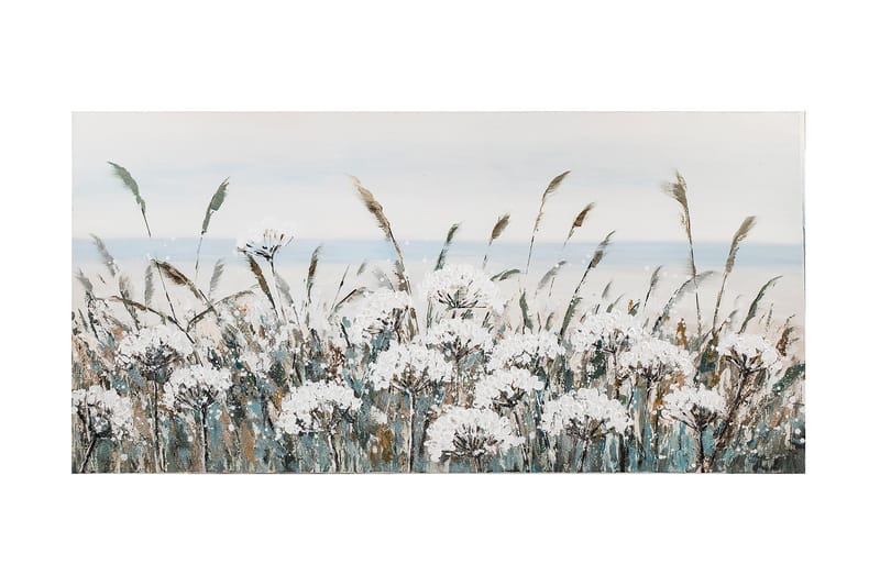 Oliemaleri Hvide engblomster - Boligtilbehør - Billeder & kunst - Oliemaling