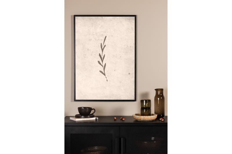 Poster Autumn leaf 21x30 cm - Beige - Posters & plakater