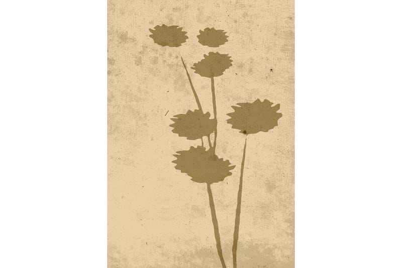 Poster Flower art 21x30 cm - Beige - Posters & plakater