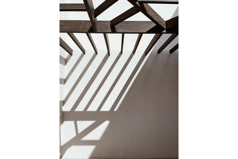 Poster Roof 50x70 cm, Hvit