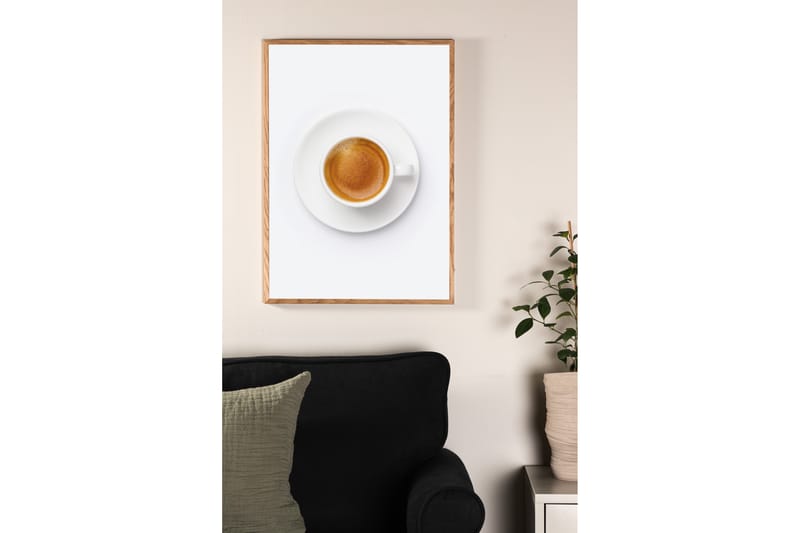 Poster Skimmed coffee 21x30 cm - Brun/Hvid - Posters & plakater