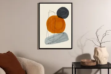 Poster Stones 70x100 cm - Beige - Boligtilbehør - Billeder & kunst - Posters & plakater