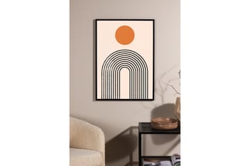 Poster Tempel 50x70 cm - Beige - Boligtilbehør - Billeder & kunst - Posters & plakater
