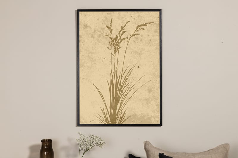 Poster Plant art 21x30 cm - Beige - Posters & plakater