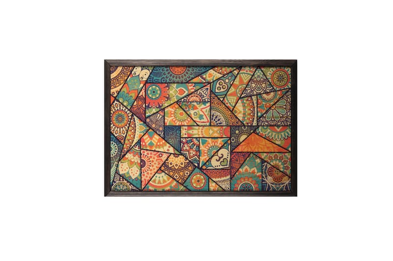 Colourful Mosaic Abstract/Colourful Flerfarvet - 70x50 cm - Abstrakte plakater - Posters & plakater