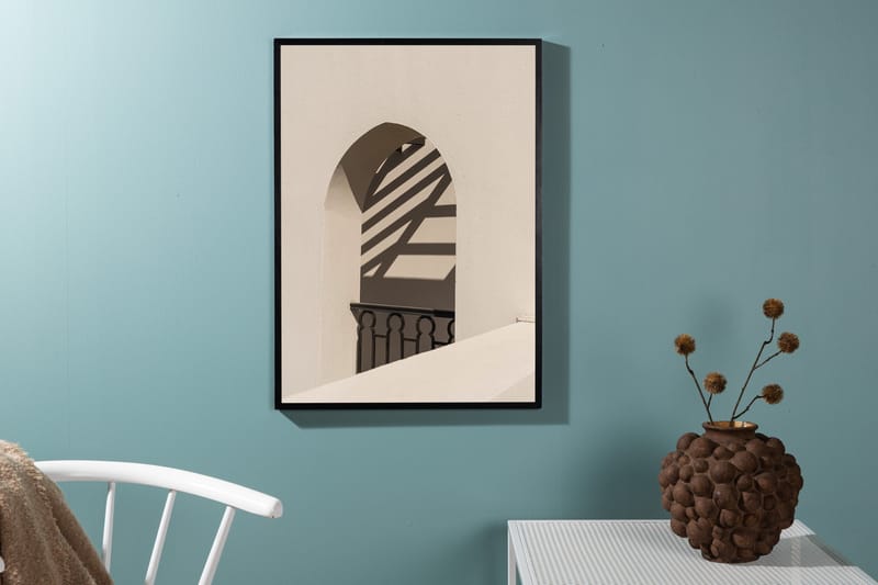 Poster Balcony 70x100 cm - Hvit - Boligtilbehør - Billeder & kunst - Posters & plakater